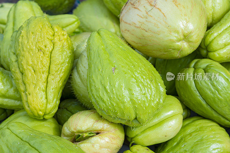 Chayote[1] (Sechium edule)，在市场中也被称为mirliton和choko